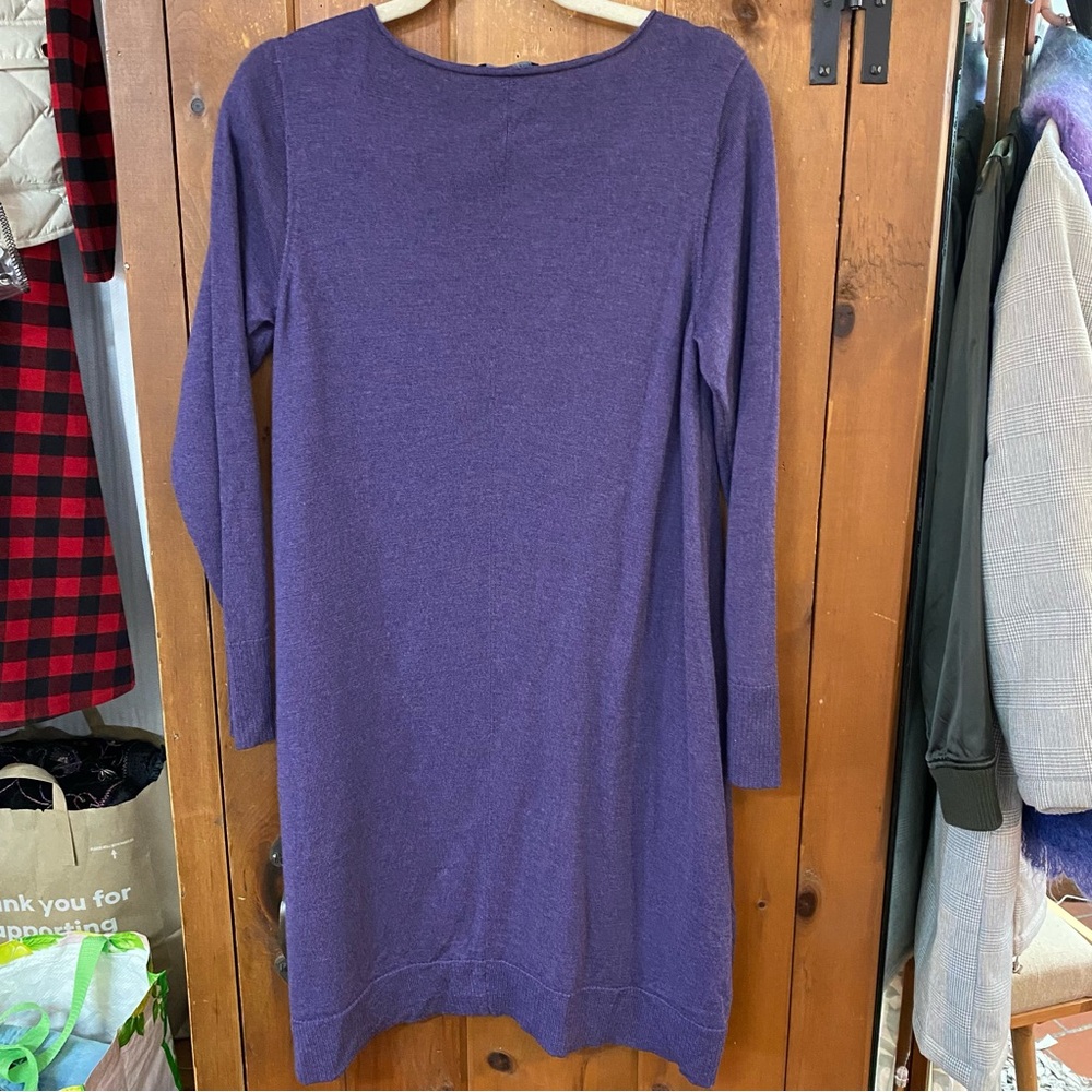 EILEEN FISHER Merino Wool Tunic Dress Medium - Picture 4 of 4